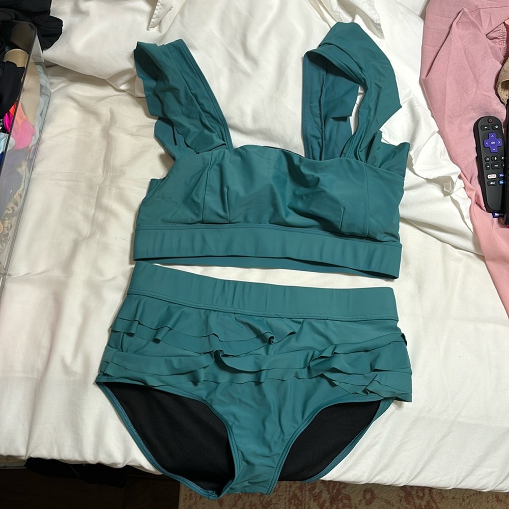 Seafoam Bikini- modest!